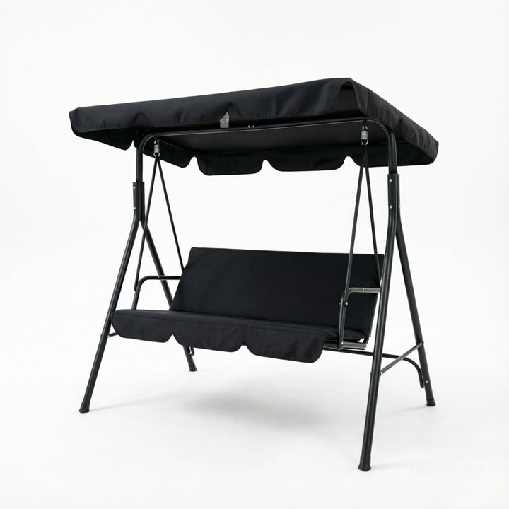 Roomy outdoor canopy swing bench with adjustable canopy Kalsten