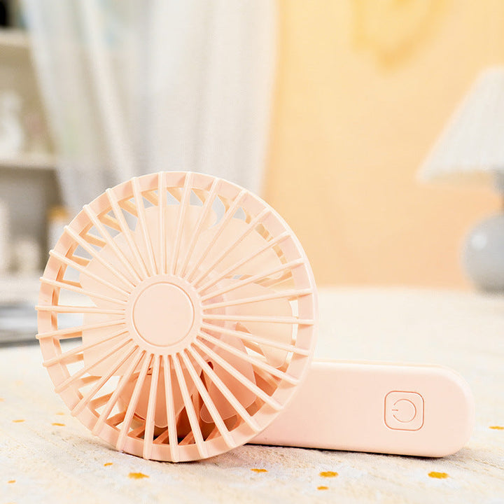 Women Portable Hand Fan with Integrated Handle and USB Connection Kalsten