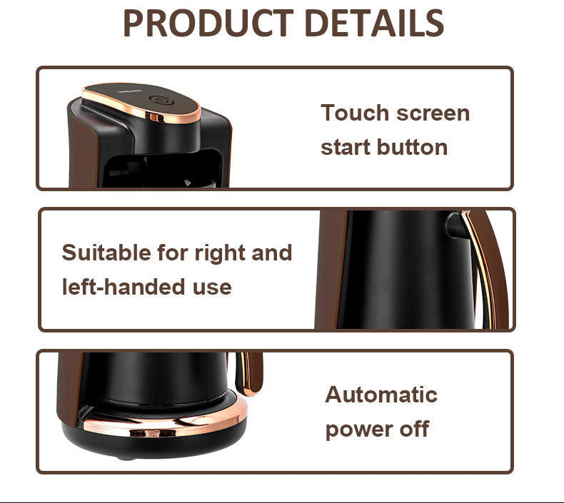Premium Electric Pour-Over Coffee Maker with Integrated Thermal Control Kalsten