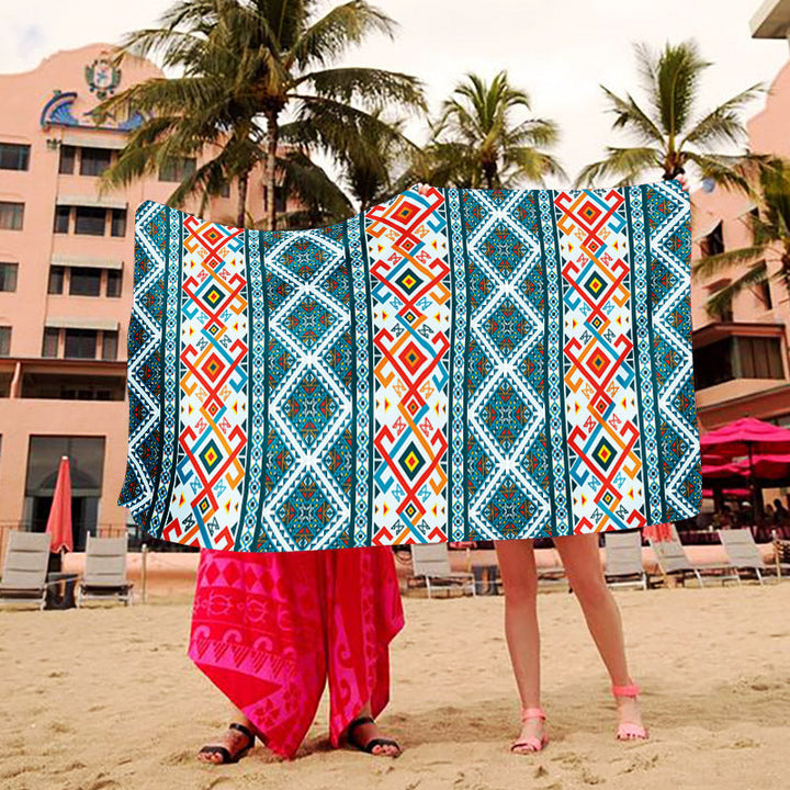 Beach blanket with creative art design Kalsten