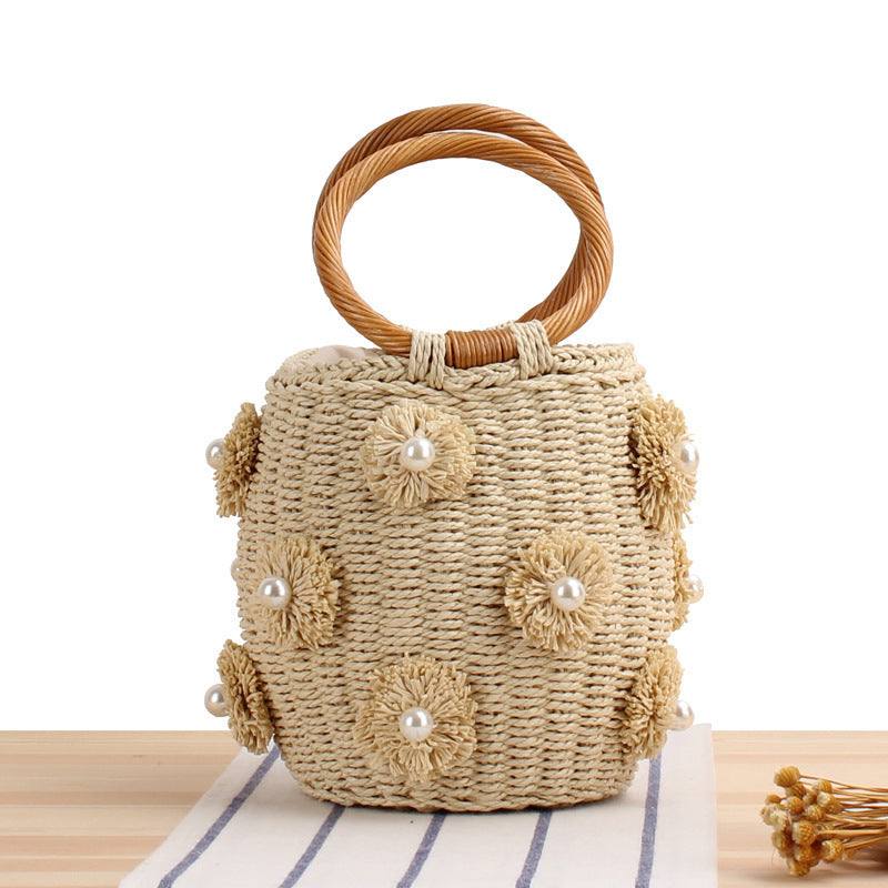Handbag with Unique Pearl Applications Kalsten