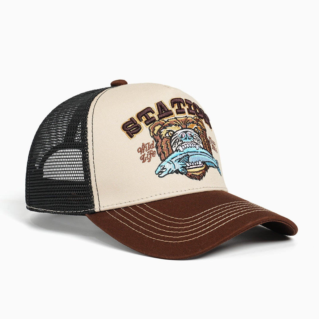Women Trucker Cap with large embroidery design Kalsten