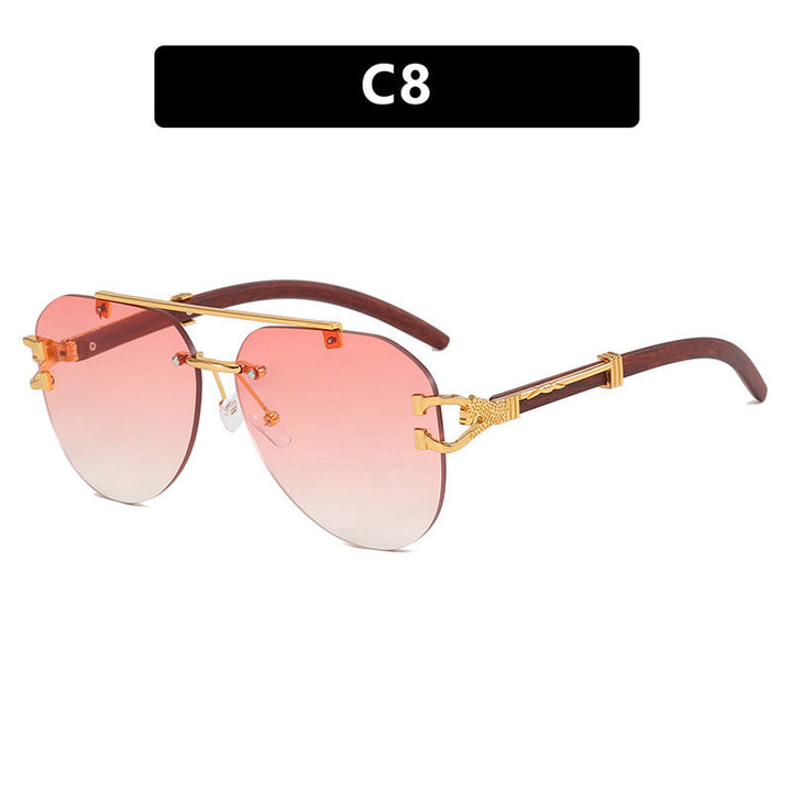 Women's sunglasses with elegant design and wooden accents Kalsten