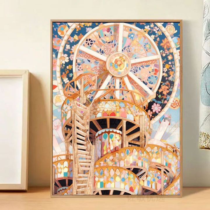 Artistic Astronomical Themed Canvas Print Kalsten