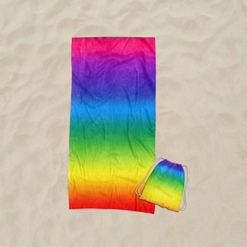 Beach towel with elaborate wave design Kalsten