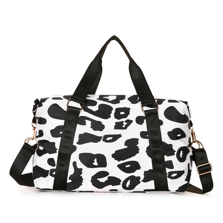 Sporty Tote Bag With Stylish Leopard Print Kalsten