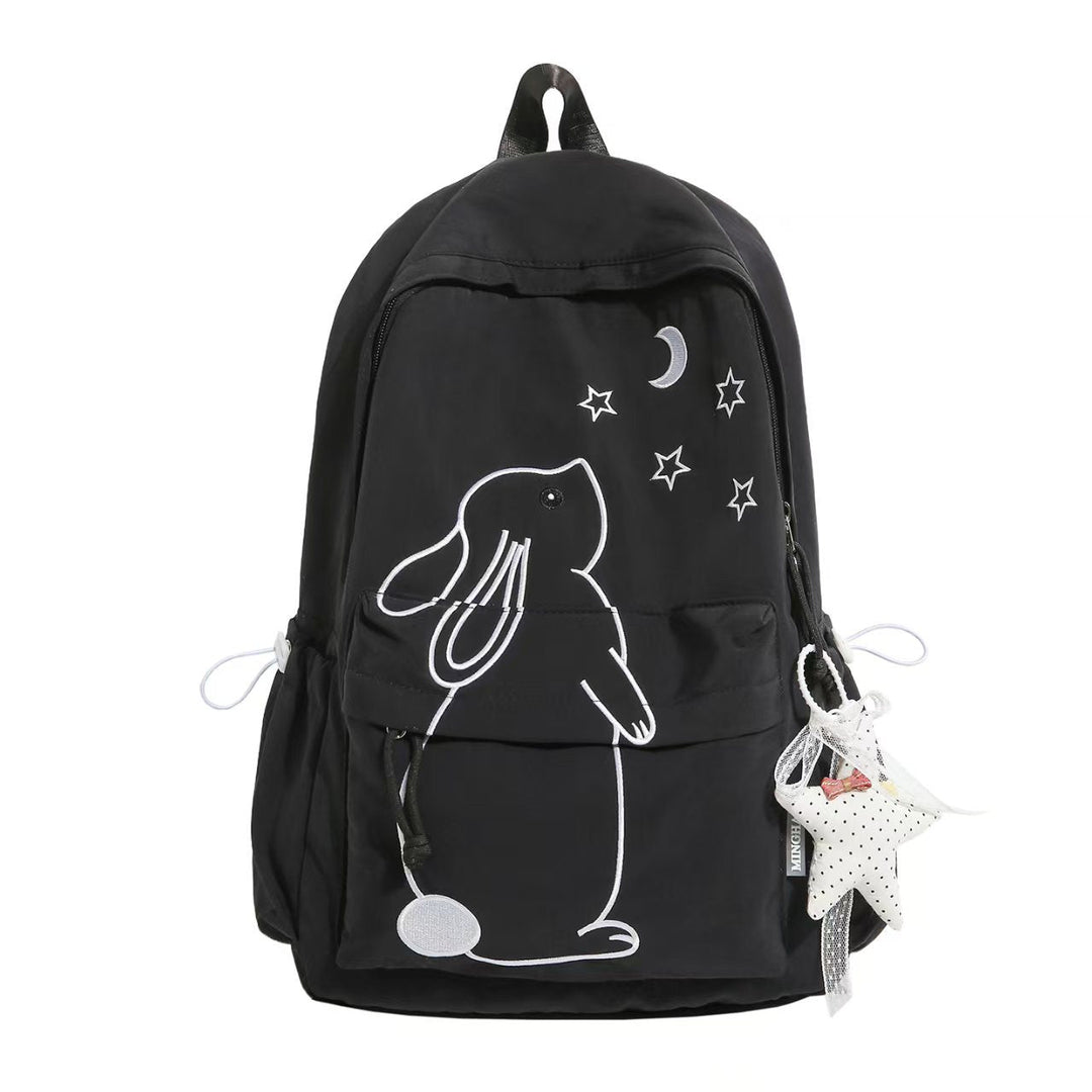 Bunny Embroidered Backpack Kalsten