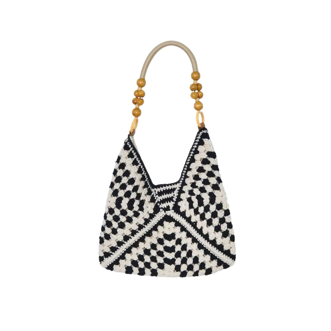 Handbag with Bohemian crochet look Kalsten
