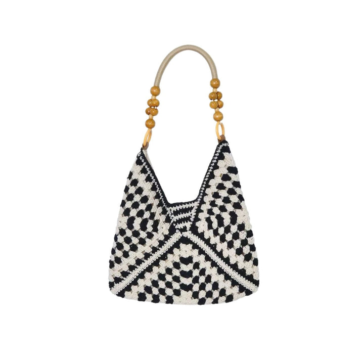 Handbag with Bohemian crochet look Kalsten