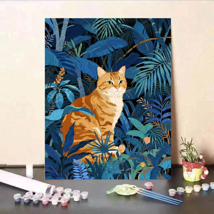Cat-Themed Paint by Numbers Art Kit Kalsten