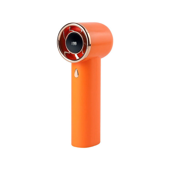 Women's Portable High-Performance Handheld Fan with Digital Speed Display Kalsten