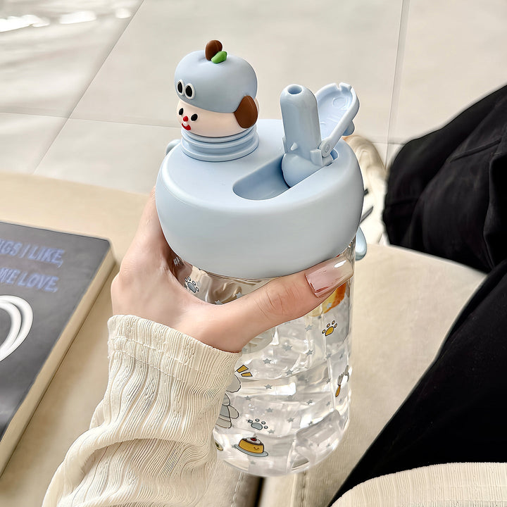 Unisex water bottle with cheerful Christmas design Kalsten