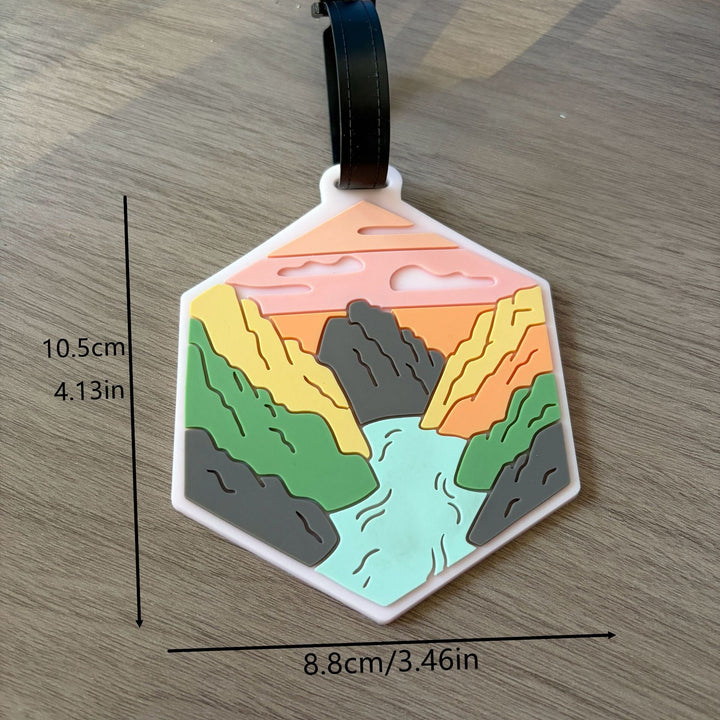 Adventure-Themed Silicone Luggage Tag Kalsten
