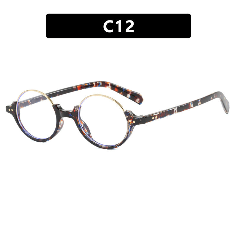 Women's round sunglasses with elegant plastic frame Kalsten