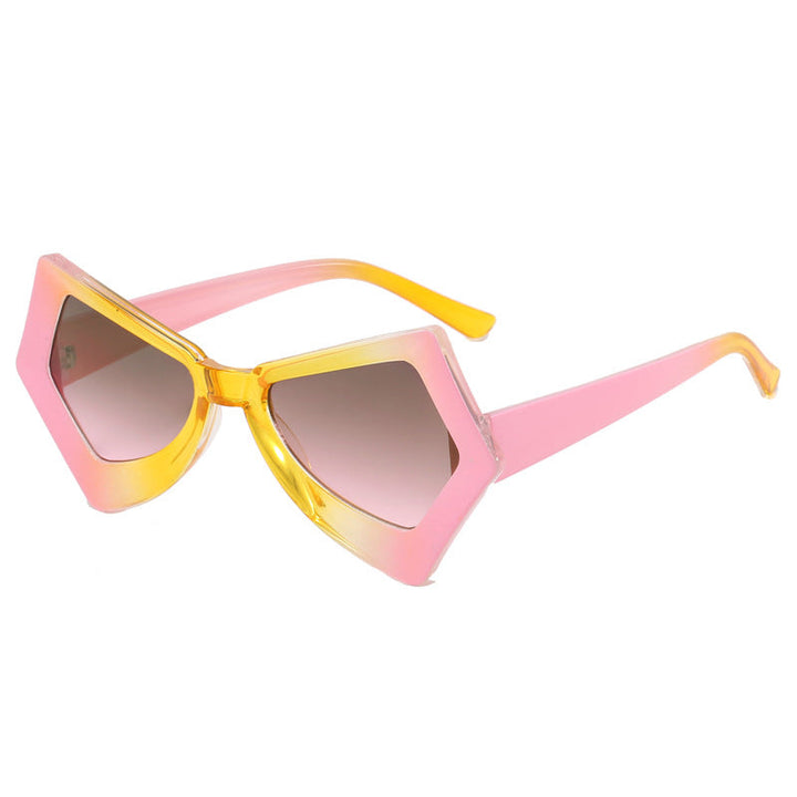 Women's polygonal sunglasses in extravagant design Kalsten
