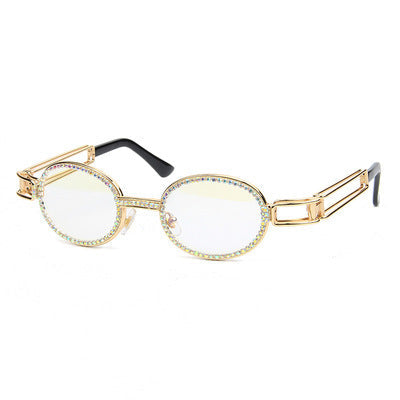 Women's feminine designer sunglasses with extravagant frame Kalsten