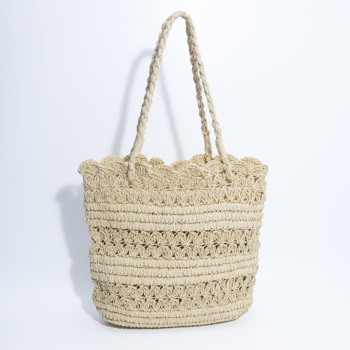 Braided beach bag with unique design Kalsten