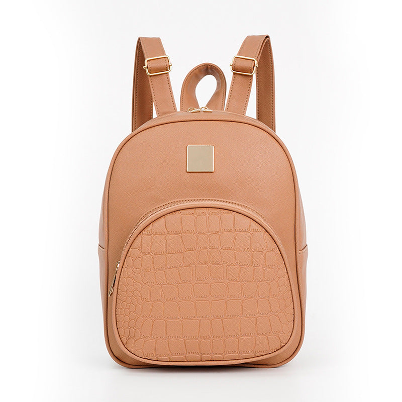 Fashionable backpack with structured material Kalsten