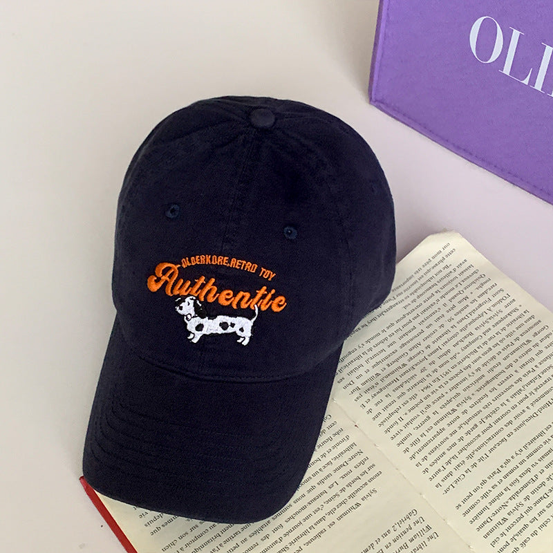 Unisex Vintage-Inspired Embroidered Cap Kalsten