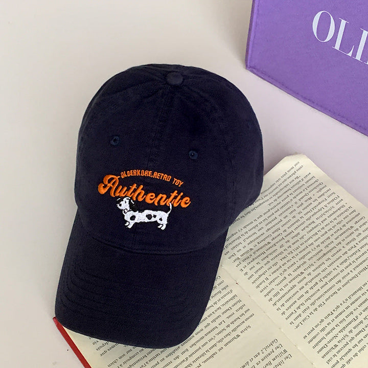 Unisex Vintage-Inspired Embroidered Cap Kalsten