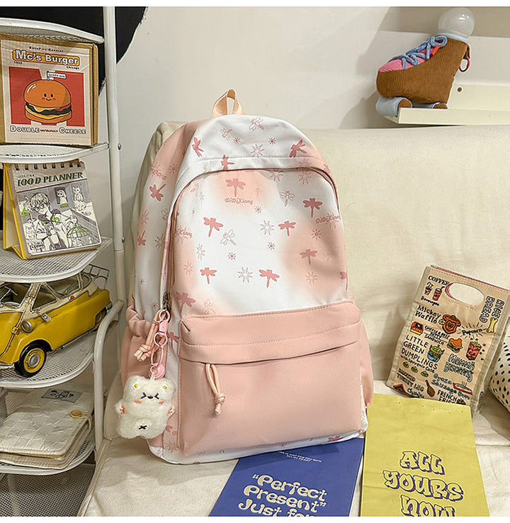 Cute casual backpack with playful butterfly design Kalsten