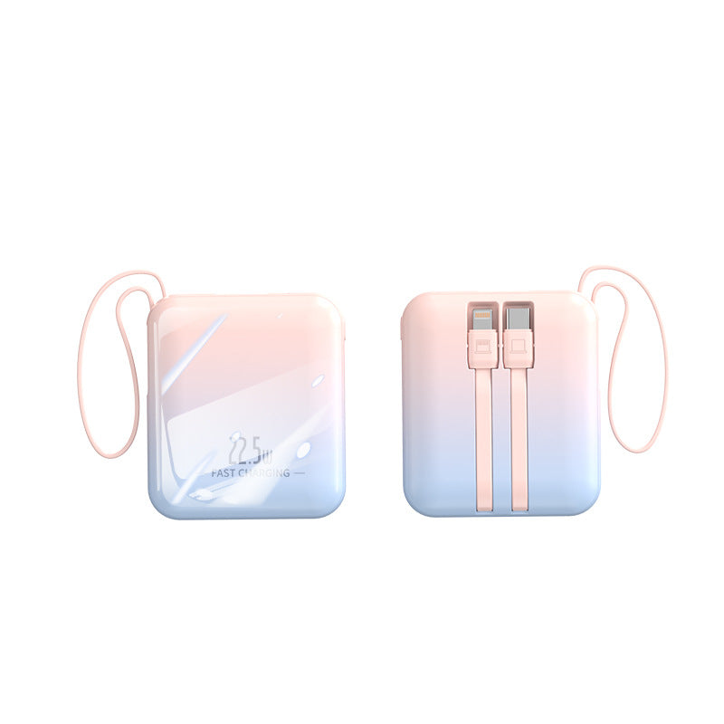 Fast charging power bank with integrated cable Kalsten