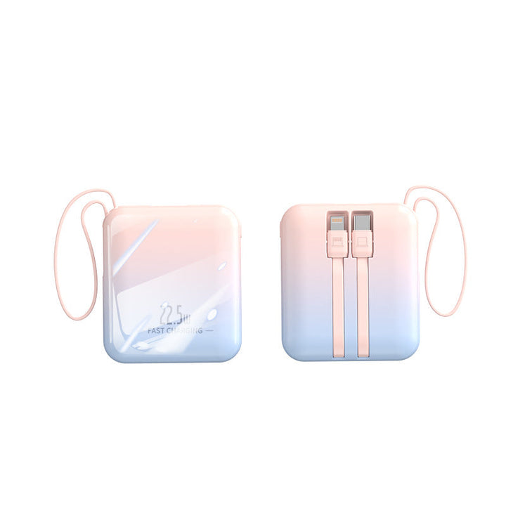 Fast charging power bank with integrated cable Kalsten