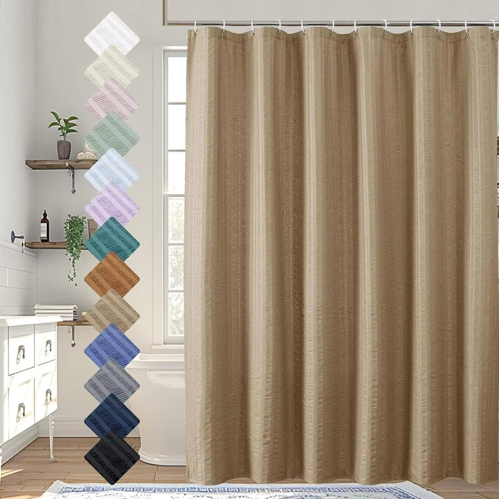 Premium Textured Shower Curtain Kalsten