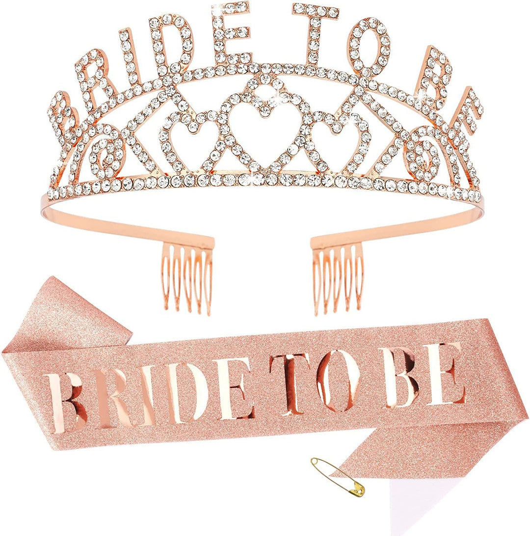 Women's Glittering Tiara with Heart Motifs Kalsten