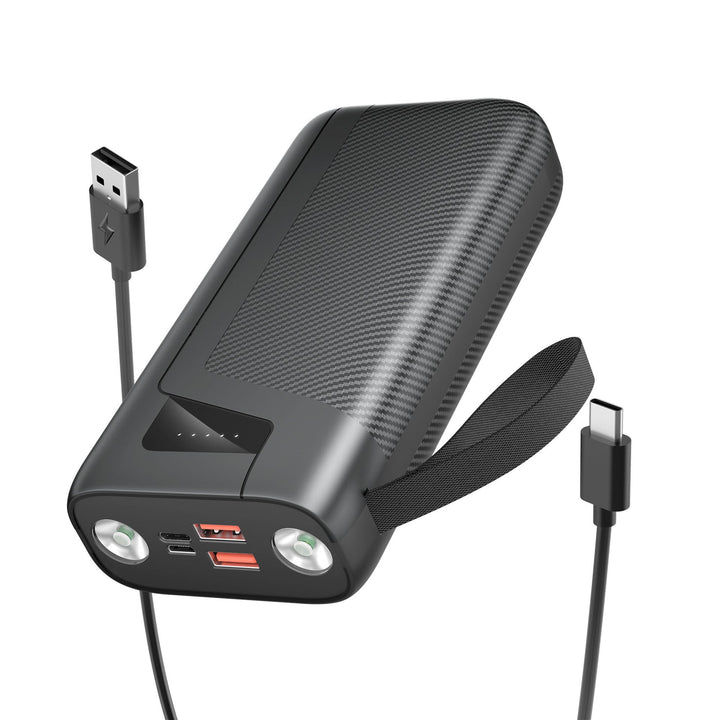 Powerful power bank with integrated LED lighting and fast charging function Kalsten
