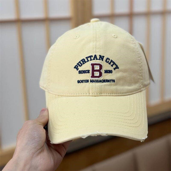 Women's Vintage Distressed Embroidered Baseball Cap Kalsten