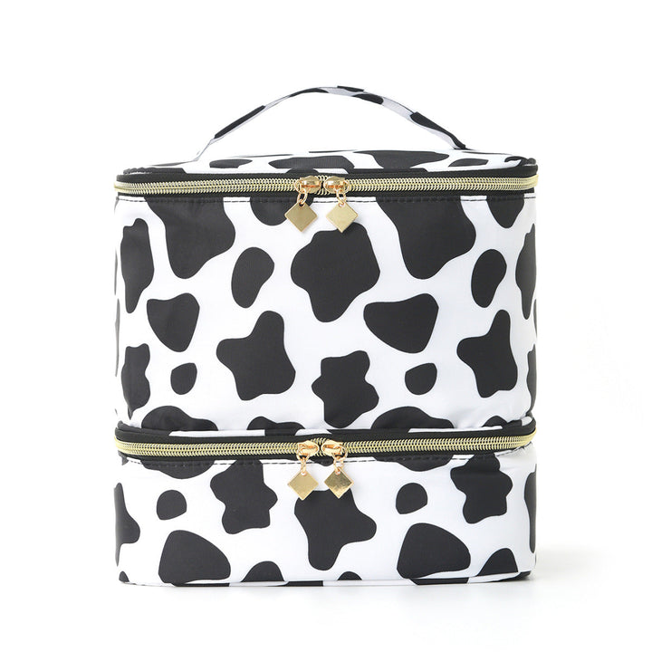 Cosmetic storage bag with two separate compartments Kalsten