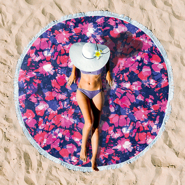 Rundstrand towel with unique sunset design Kalsten