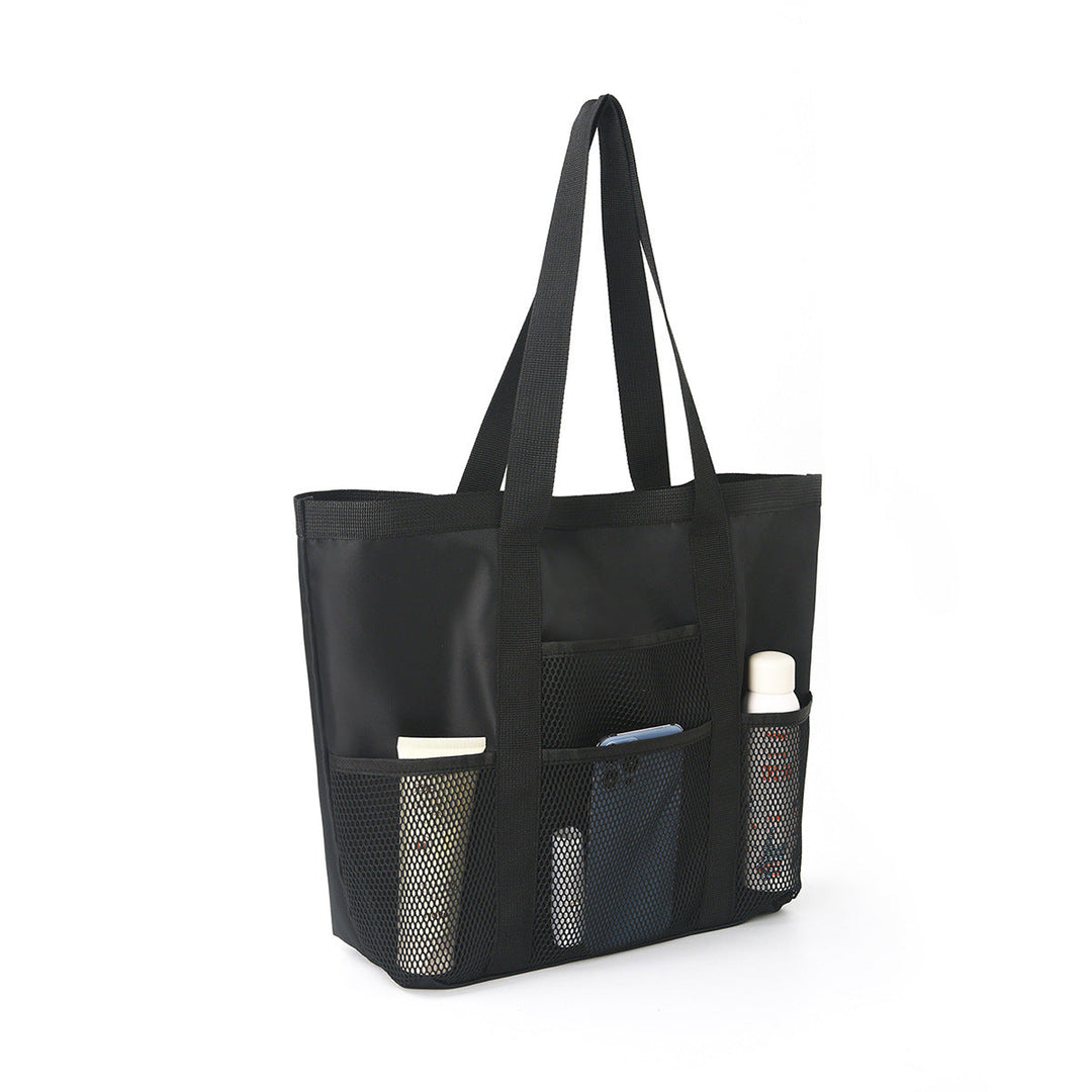 Padded shopping bag with side mesh pockets Kalsten