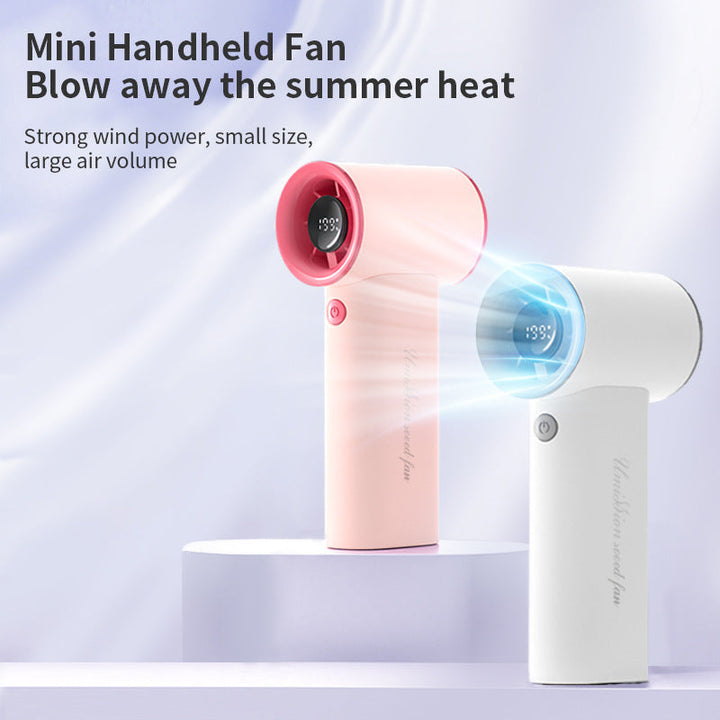 Unisex nan compact digital travel hair dryer with LED temperature display and quiet motor Kalsten