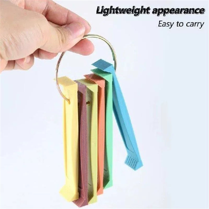 Unisex one size resealable food bag with clips on the connecting ring for organizing pantry and travel Kalsten
