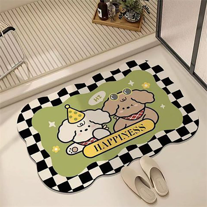 Pet-Themed Decorative Bath Mat Kalsten