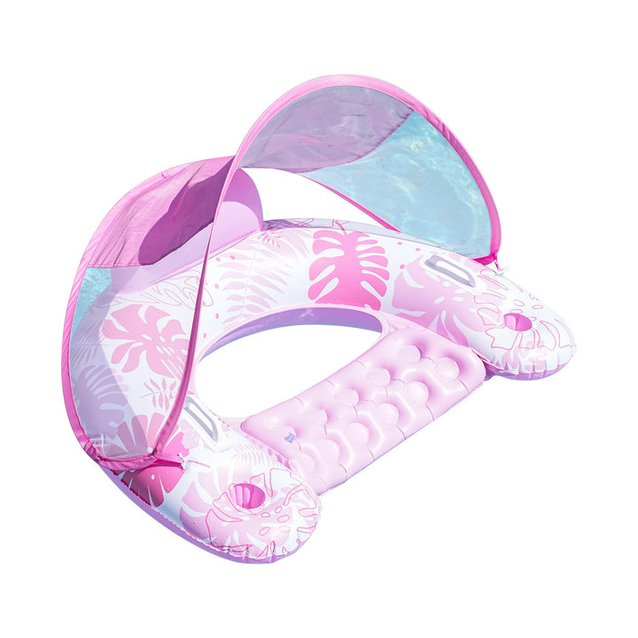 Women's Inflatable Comfort Pool Lounger with View Window Kalsten