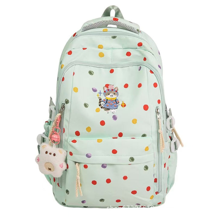Playful Character Print Backpack Kalsten