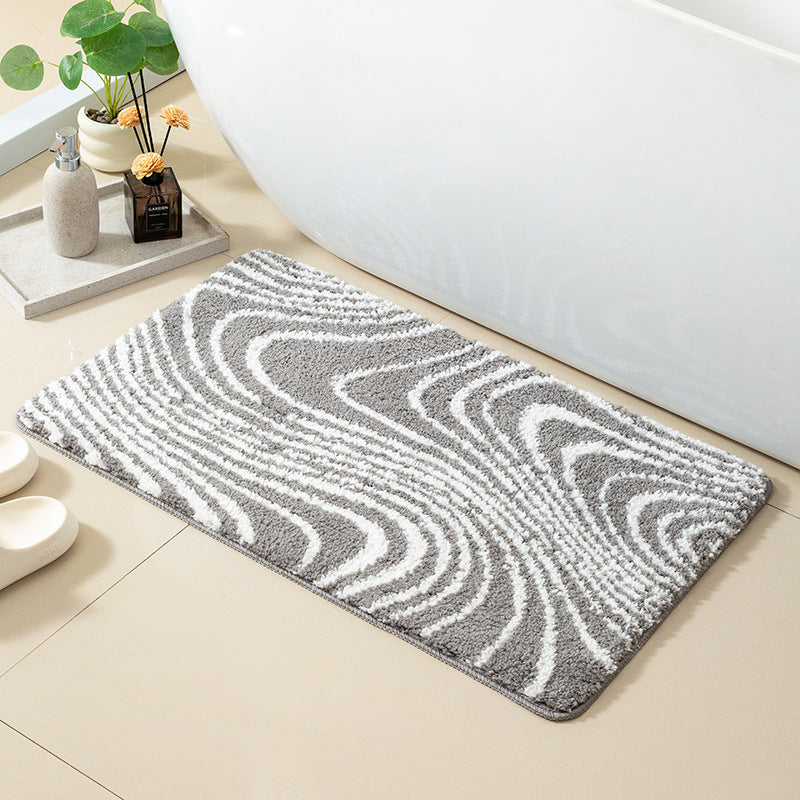 Soft Wave Pattern Bath Mat Kalsten