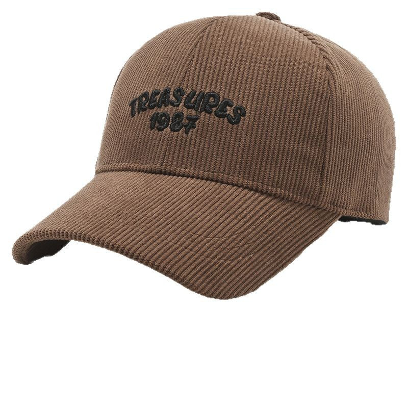 Women's Corduroy Embroidered Baseball Cap Kalsten
