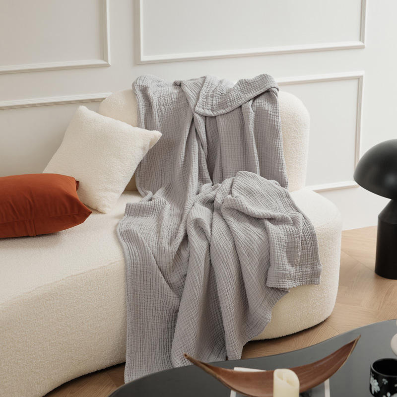 Women high-quality waffle texture blanket Bowlift