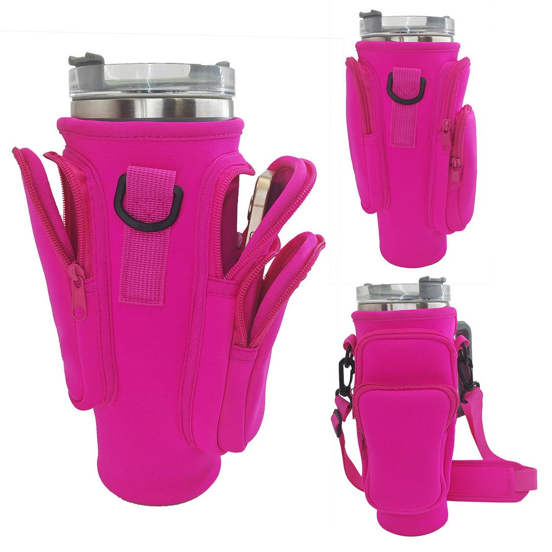 Unisex Portable Drink Container with Multifunctional Compartments Kalsten