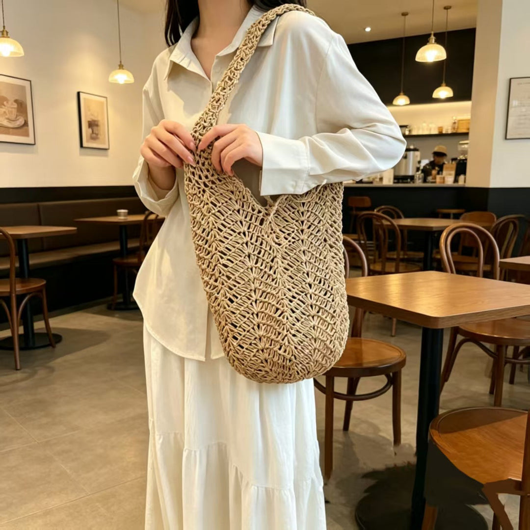 Handcrafted Macrame Shopper Bag Kalsten