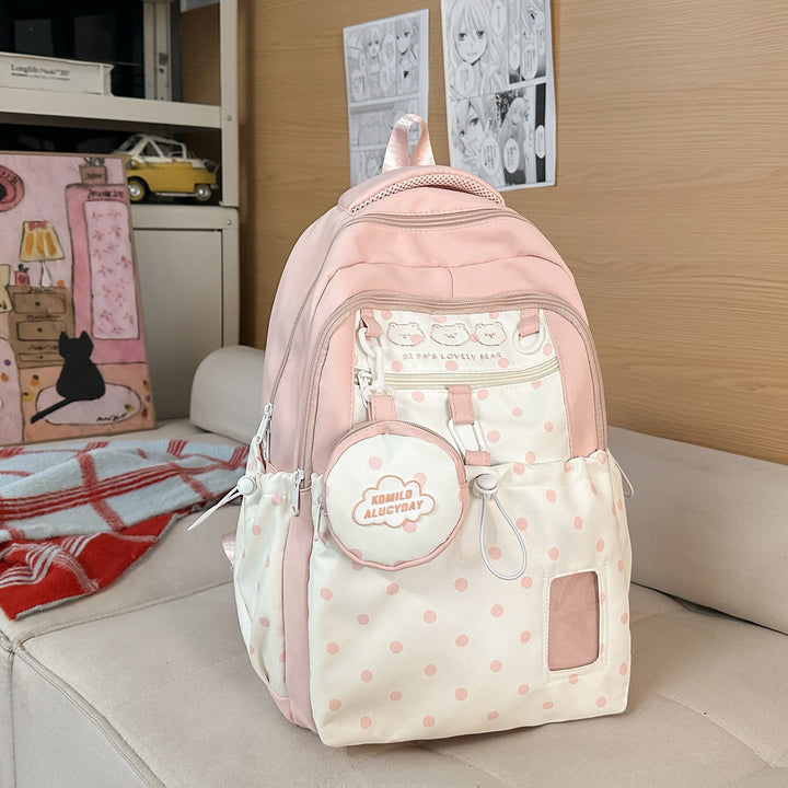 Fun Character-Themed Multi-Pocket School Backpack