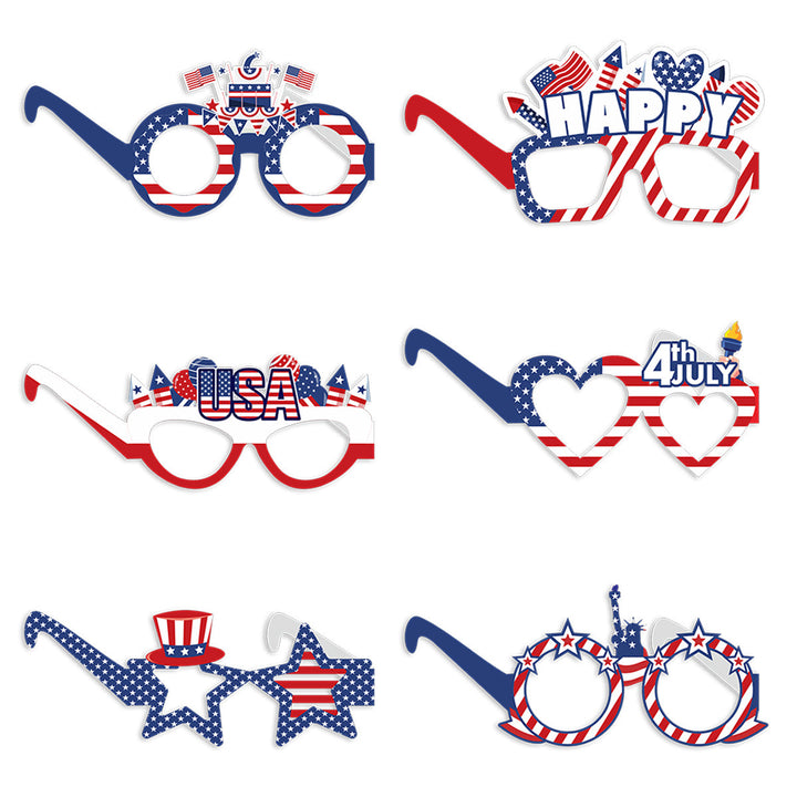 Women creative photo glasses for patriotic celebrations Kalsten