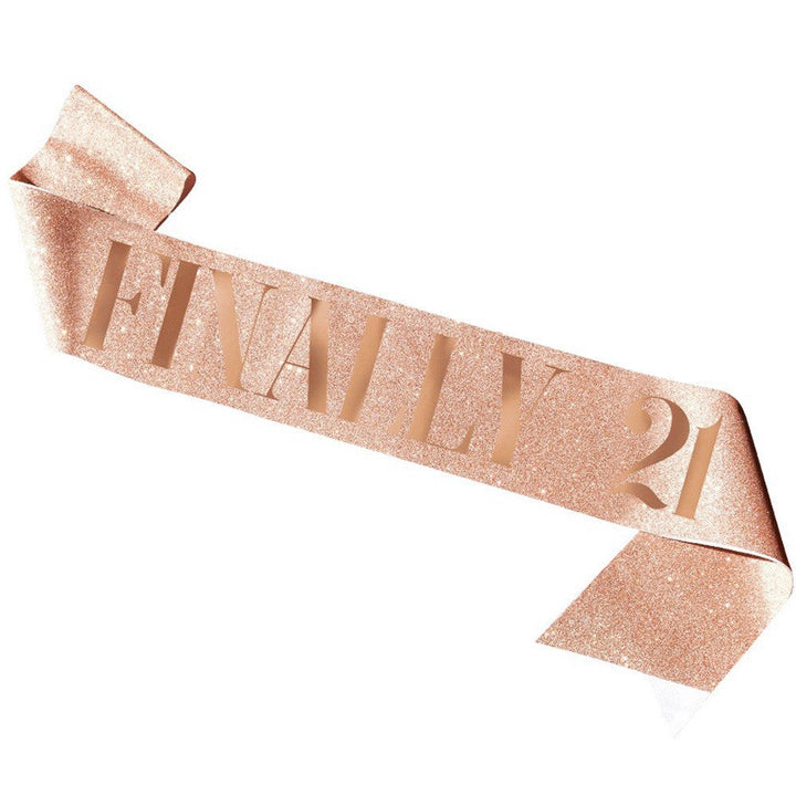 Women's Glittering Hairband with Inscription Kalsten