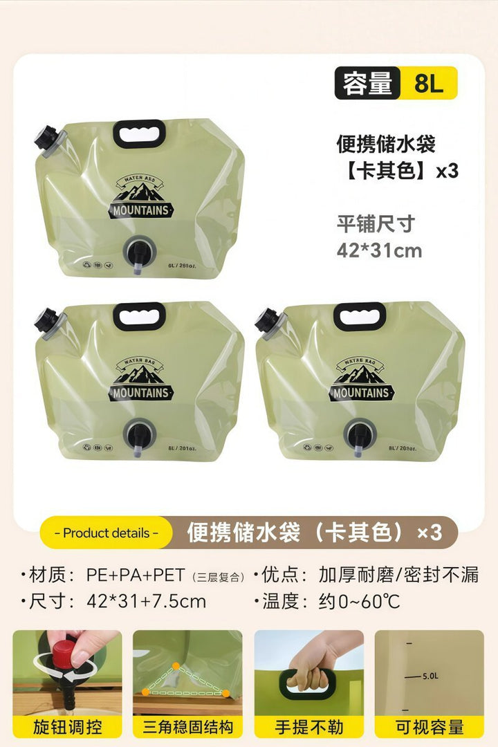 Women's Collapsible Water Container with Large Volume and Practical Features Bowlift