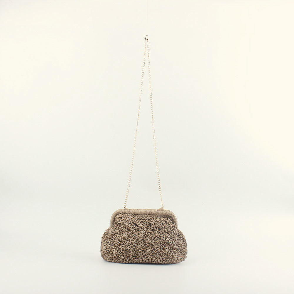 Clutch bag in elegant crochet style Kalsten