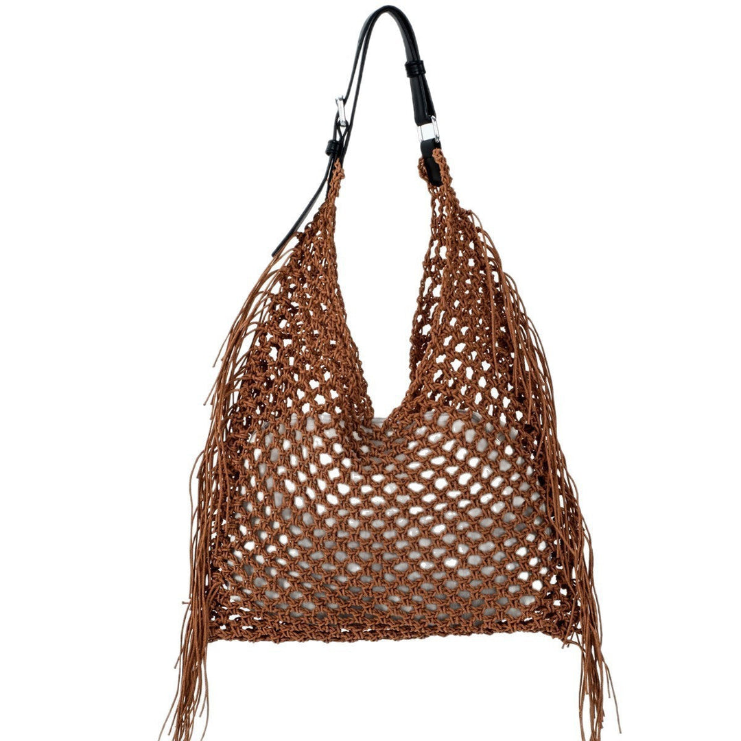 Trendy, Handcrafted Mesh Handbag Kalsten